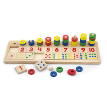 Wooden Count & Match Toy