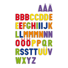 Magnetic Letters - Uppercase, 48 pcs 