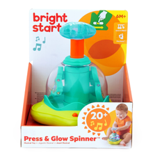 Press & Glow Spinner with Lights and Music