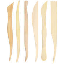 Wooden Sculpting Tools, 6 pcs