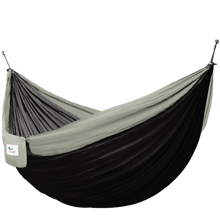 Double Portable Hammock (Nylon) - Black