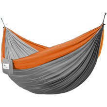 Double Portable Hammock (Nylon) - Grey