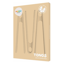 Tongs for Sensory Play - Natural, 3 pcs