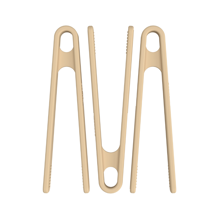 Tongs for Sensory Play - Natural, 3 pcs