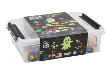 Plus-Plus - Glow-in-the-Dark Mix Tub, 2000 pcs