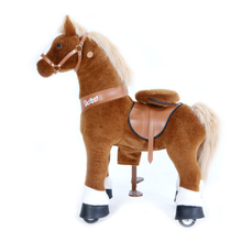 Ride-On Horse - Light Brown w. White Blaze, Medium