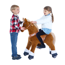 Ride-On Horse - Light Brown w. White Blaze, Medium 