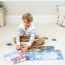 Puzzle - Above & Below Things That Go, 48 pcs 