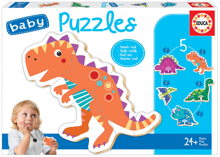 Puzzle with Dinosaurs - From 2 Years