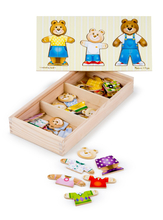 Puzzle - Bear Family Dress-Up 