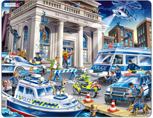 Larsen Puzzle - Police Operation, 43 pcs