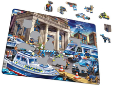 Larsen Puzzle - Police Operation, 43 pcs 