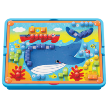 Mosaic Pegboard FantaColor - Animals, 180 pcs