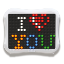 Mosaic Pegboard Peg Brite with LED, 122 pcs 
