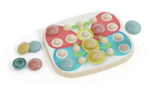 Mosaic Pegboard FantaColor - Baby, 28 pcs 