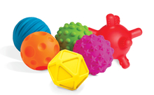 Sensory Mini Balls, 6 pcs