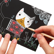 Scratch & Scribble Mini Kit - Cutie Cats