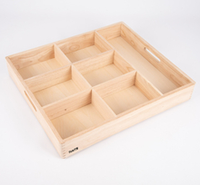 Wooden Sorting Tray, 7 Way
