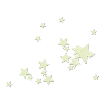 Glow-in-the-Dark Stars - Large, 16 pcs 