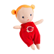 Fabric Doll with Carry Cot, 22 cm - Baby Agathe