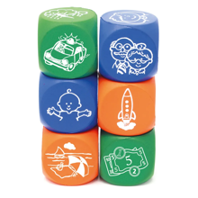 Story Starter Picture Cubes, 6 pcs