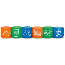 Story Starter Picture Cubes, 6 pcs 