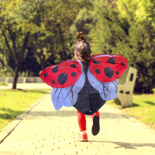 Red Ladybird Wings, size 4-7 years