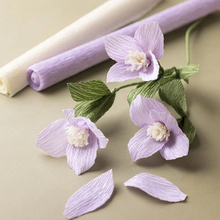 Stretchy Crepe Paper - Purple/Pink, 8 Sheets