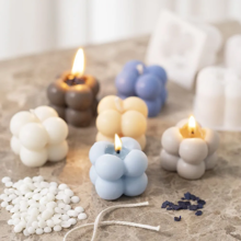 DIY Candles - Soy Bubble Candles, 6 pcs