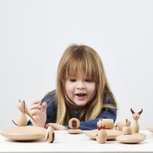 Animal Friends Wooden Figures, 10 pcs