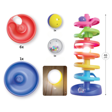 Quercetti Spiral Tower Ball Run with LED 