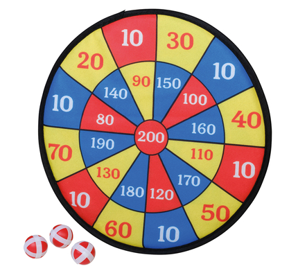 Velcro Dart Board with Scoring Zones