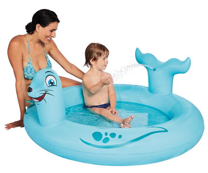 Splash Pool with Garden Hose Attachment - Sea Lion