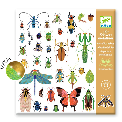 Stickers - Insects, 160 pcs