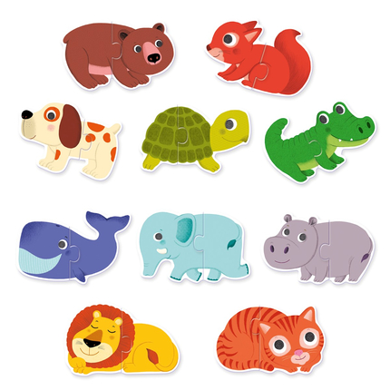 10-i-1 Puzzles - Animals