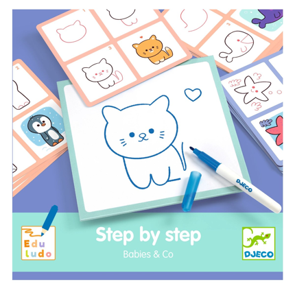 Learn to Draw - Baby Animals Step by Step