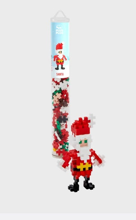 Plus-Plus - Santa, Tube with 100 pcs
