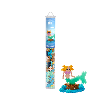 Plus-Plus - Little Mermaid, Tube with 100 pcs