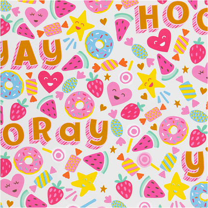 Wrapping Paper 50 cm x 5 m - Sweet Treats