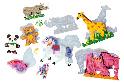 Midi Pegboards - Animals, 12 pcs