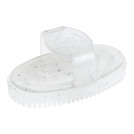 Cheval Roi Accs. - Rubber Curry Comb, Silver