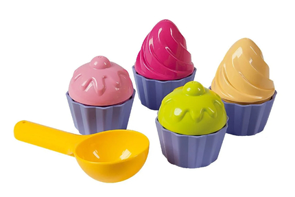 Sand Moulds - Cupcakes, 9 pcs