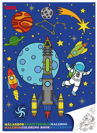 Colouring Book - Space, 36 pages