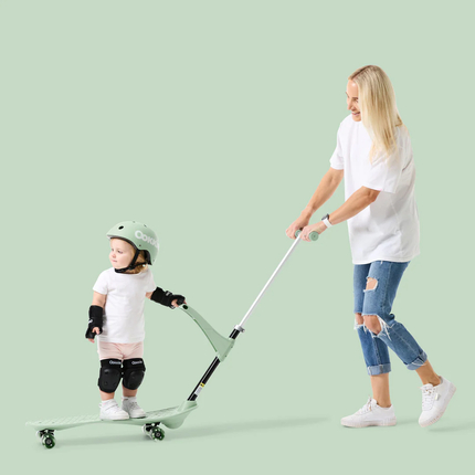 Ookkie Learner Skateboard - Sage Green