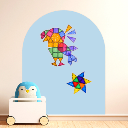 Cleverclixx | Magnetic Wall Sticker, Clever Blue