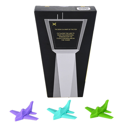 ToddleRoad Griplane Control Tower Set w. 3 Planes
