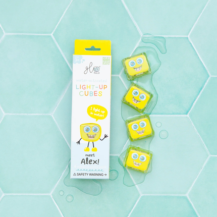 Sensory Light-Up Water Cubes - Alex, 4 pcs