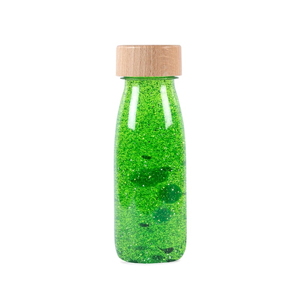 Sensory Bottle - Green Glitter