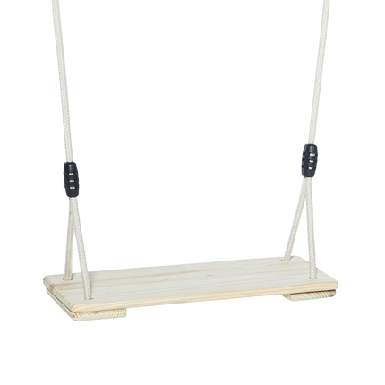 Wooden Swing 44x17.5 cm (Beige Rope)