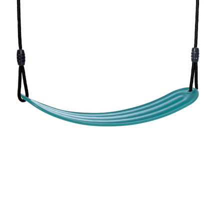 Soft Swing Seat 67x14 cm - Turquoise (Black Rope)
